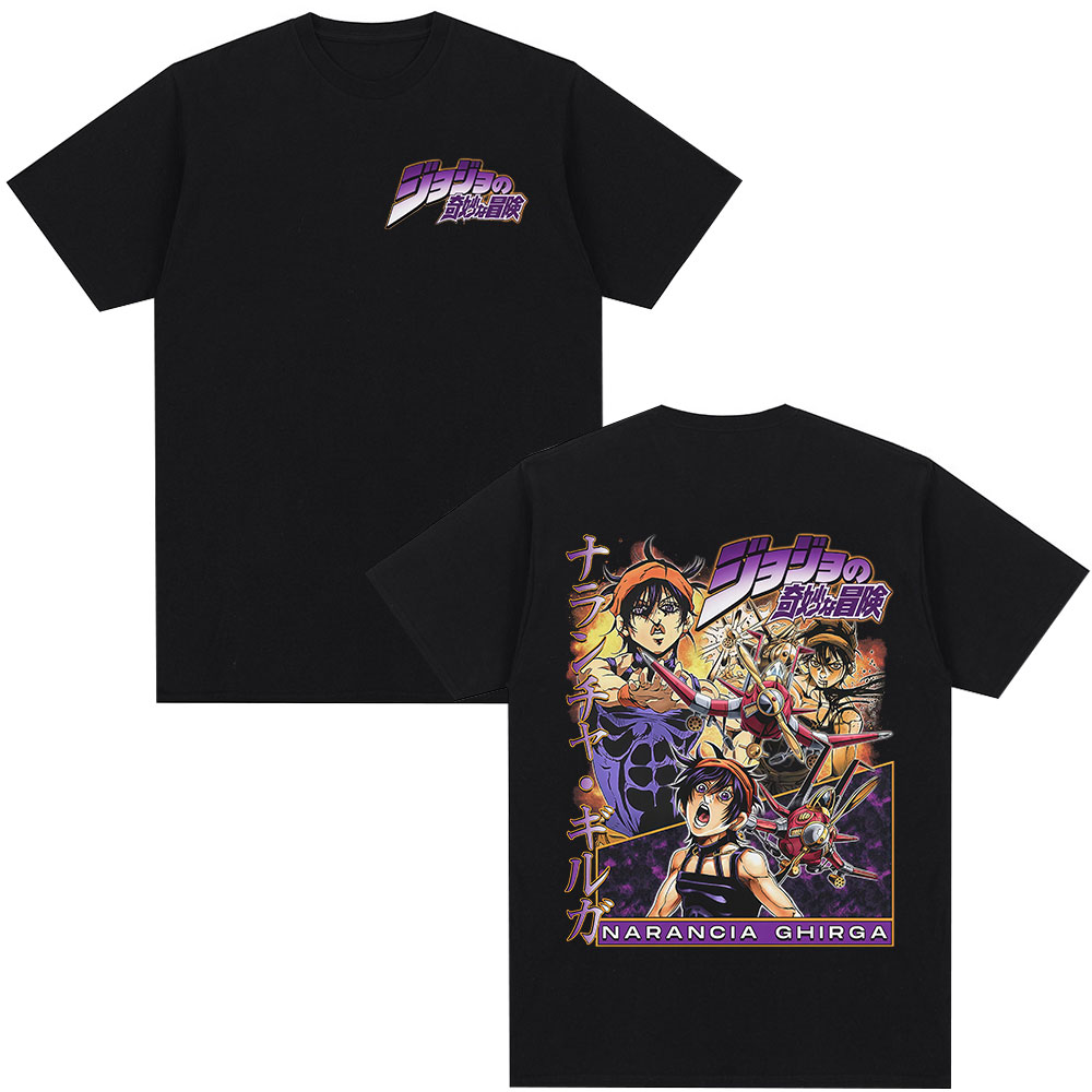 Anime Merchandise Store In Japan - 2026 新しいホット夏アニメジョジョの奇妙な冒険 Tシャツナランチャギルガマンガグラフィックプリント男性女性カジュアルファッション Tシャツ