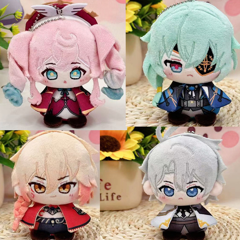 Anime Merchandise Dress - 崩壊スターレイル コットン人形 ぬいぐるみ 10cm アナクサ・ファイノン・ミデイ・ハイシネ 漫画風ドレスアップ人形