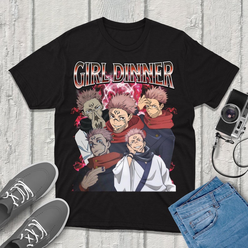 Jjk Anime Merchandise - Sukuna Jujutsu-Kaisen Tシャツ ストリートウェア プレミアム品質アパレル fanmerch