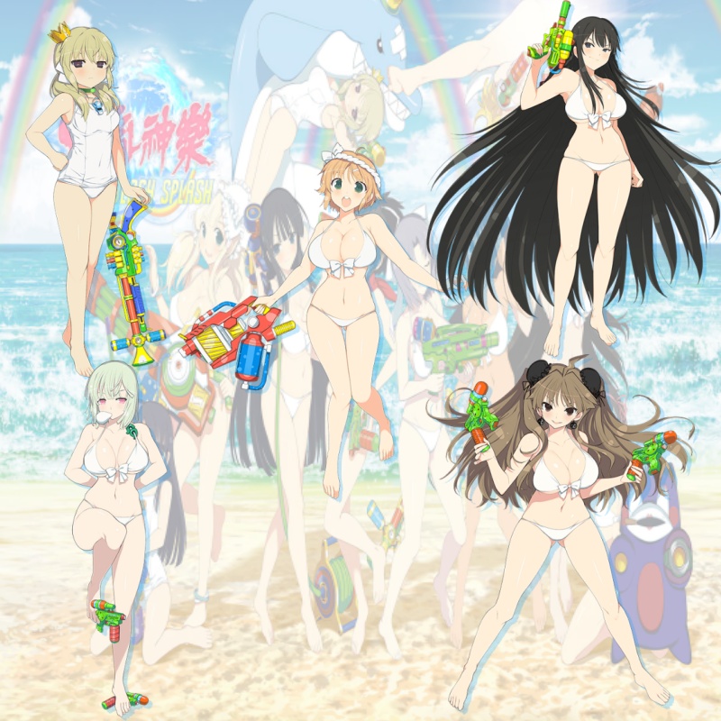 Anime Merchandise Dress - 閃乱カグラ アクリルスタンドキーホルダー 日本の忍者女子高生着物ウェディングドレスヒーリングアニメグッズ誕生日