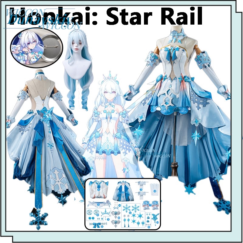 Anime Merchandise Dress - Honkai Impact 3 キアナ・カスラナ コスプレ衣装 ゲームウィンターウィッシュ