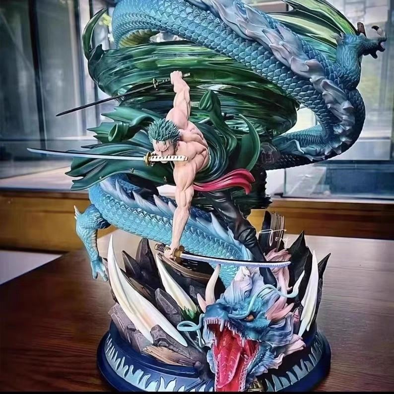 Zoro Anime Merchandise - 31cmアニメGKフィギュア竜宮羅羅那双頭彫刻モデルオーナメント三千世界周辺グッズ男の子向けギフト