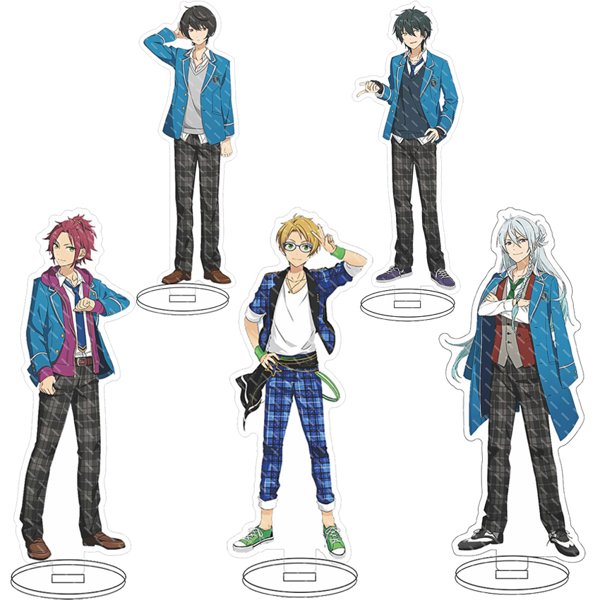 Free Anime Merchandise - 16CMアニメアクリルスタンド エンサンブルスターズ！ アケホシ スバル ヒビキ ウタル