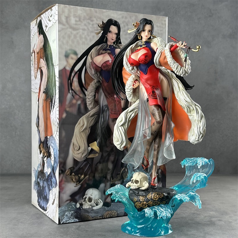 Anime One Piece Merchandise - ワンピースボア・ハンコックアニメフィギュア中国風チャイナドレス Pvc コレクタブルモデルデスクトップ装飾アニメコレクション家の装飾