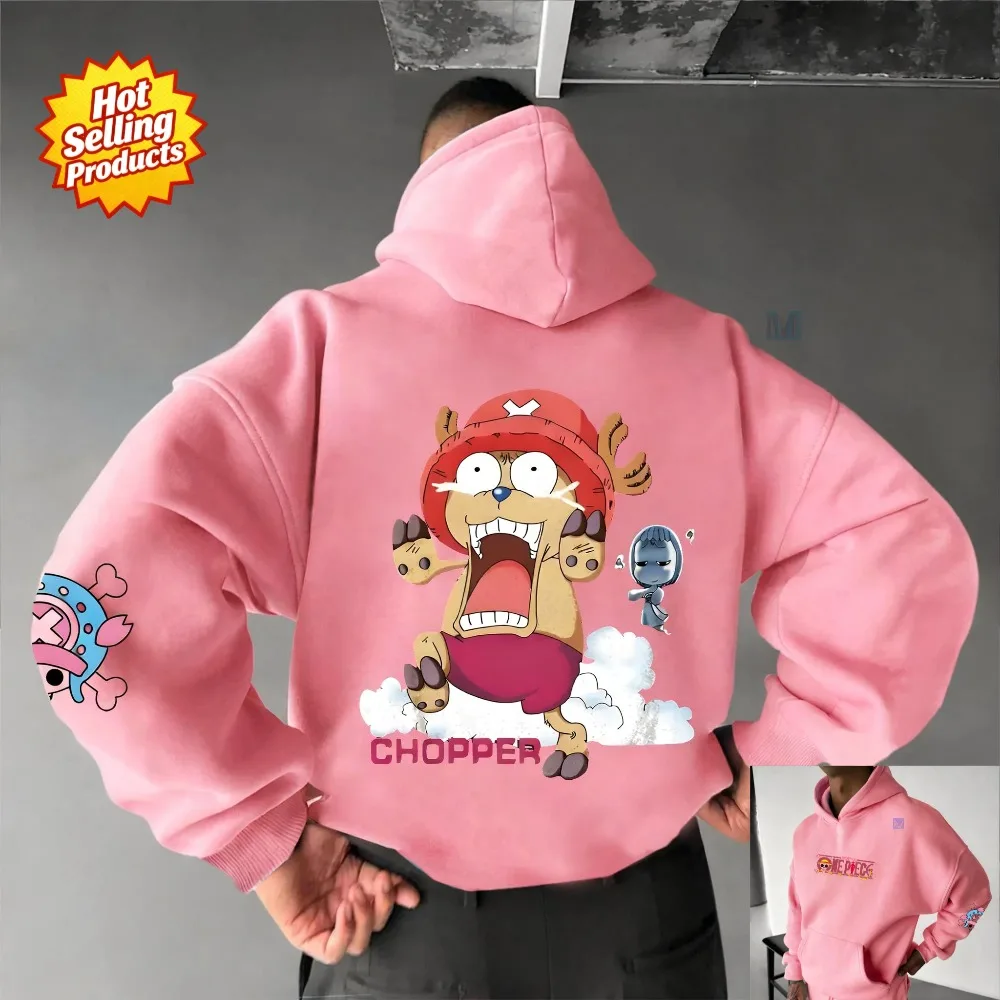 Anime Merchandise Store In Japan - ワンピースパーカー トニートニーチョッパー 新しいスウェットシャツ男性女性綿特大ルーズフィット快適ストリートウェアユニセックス秋冬