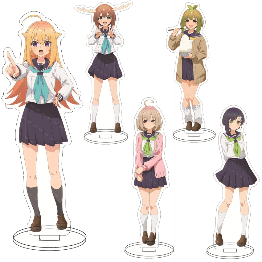 Free Anime Merchandise - 16 センチメートルアニメアクリルスタンド私の鹿の友達ノコタンシカノコノココシトラココシアンコバシャメミームコスフィギュア装飾品ギフト