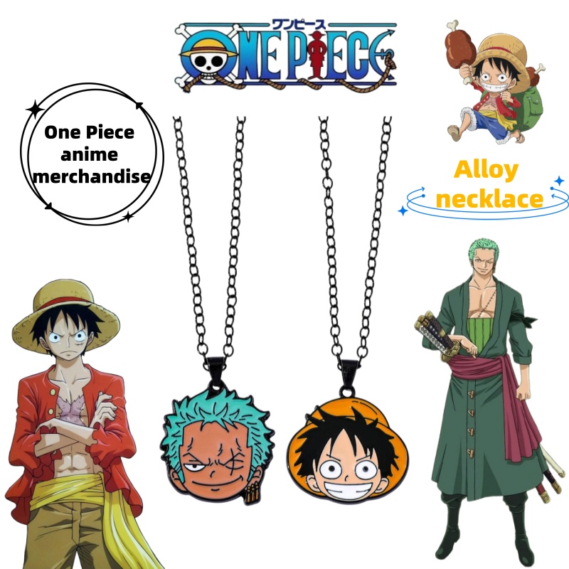 Zoro Anime Merchandise - ワンピース漫画アニメ新作アニメグッズキャラクタールフィゾロネックレスファッションおしゃれペンダントアクセサリー合金アクセサリー