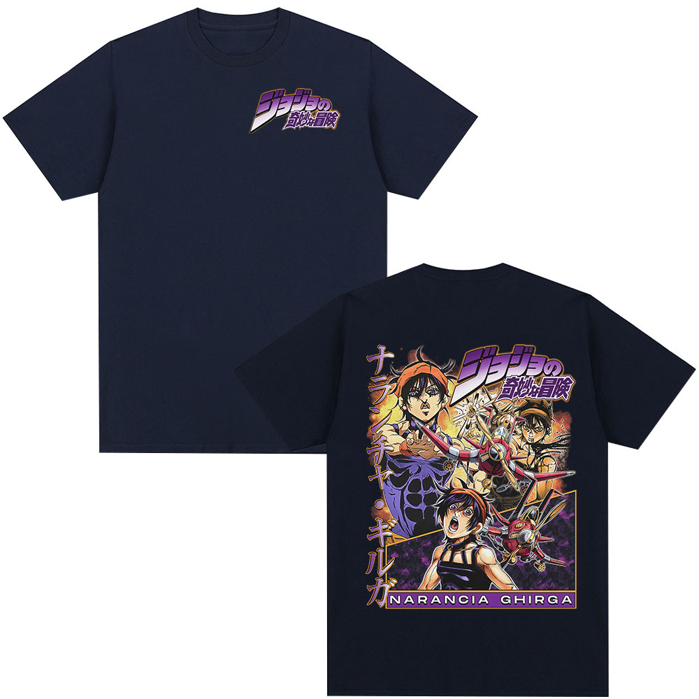 2026 新しいホット夏アニメジョジョの奇妙な冒険 Tシャツ - Anime Merchandise Store In Japan のレビューと価格