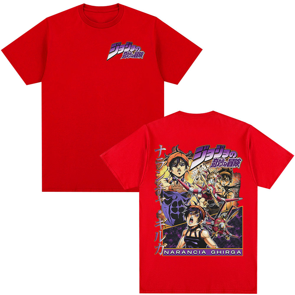2026 新しいホット夏アニメジョジョの奇妙な冒険 Tシャツ - Anime Merchandise Store In Japan のレビューと価格