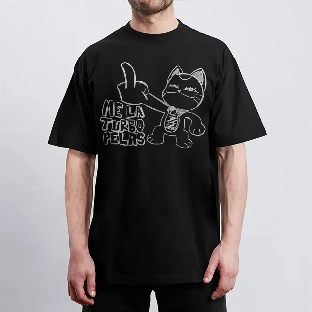 ダンダダン Tシャツ アニメ猫中指ジェスチャー ME LA  - Anime Merchandise Store In Japan のレビューと価格