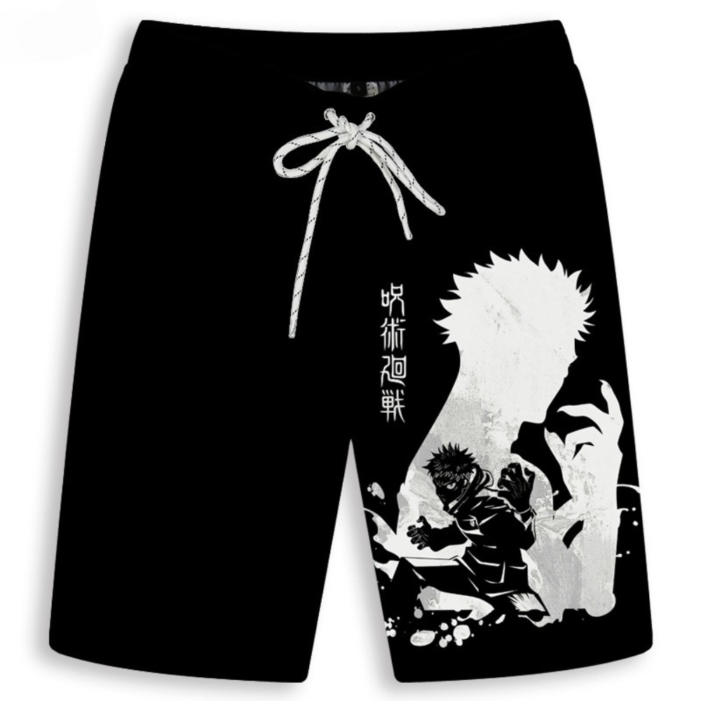 メンズ 五条悟 プリント ショーツ 男性 女性 スポーティー - Anime Merchandise Store In Japan のレビューと価格