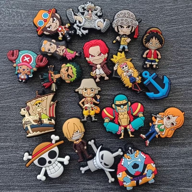 ワンピースのアニメキャラクターの穴あき靴用アクセサリー、DI - Anime One Piece Merchandise のレビューと価格