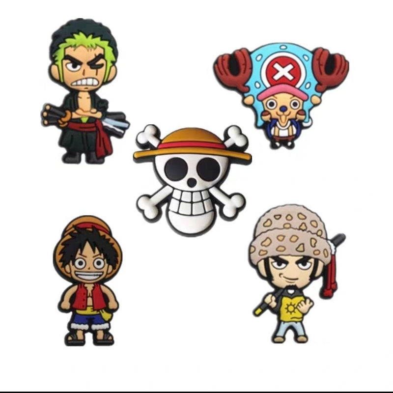 ワンピースのアニメキャラクターの穴あき靴用アクセサリー、DI - Anime One Piece Merchandise のレビューと価格