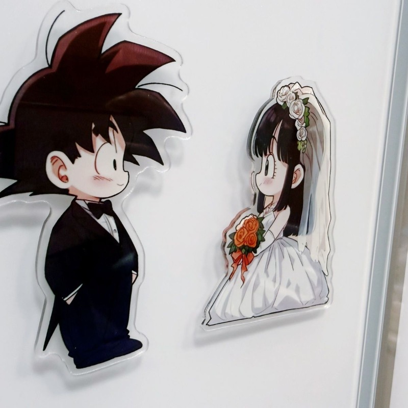 ドラゴンボールの可愛いウェディングドレスをテーマにしたアクリ - Anime Merchandise Dress のレビューと価格