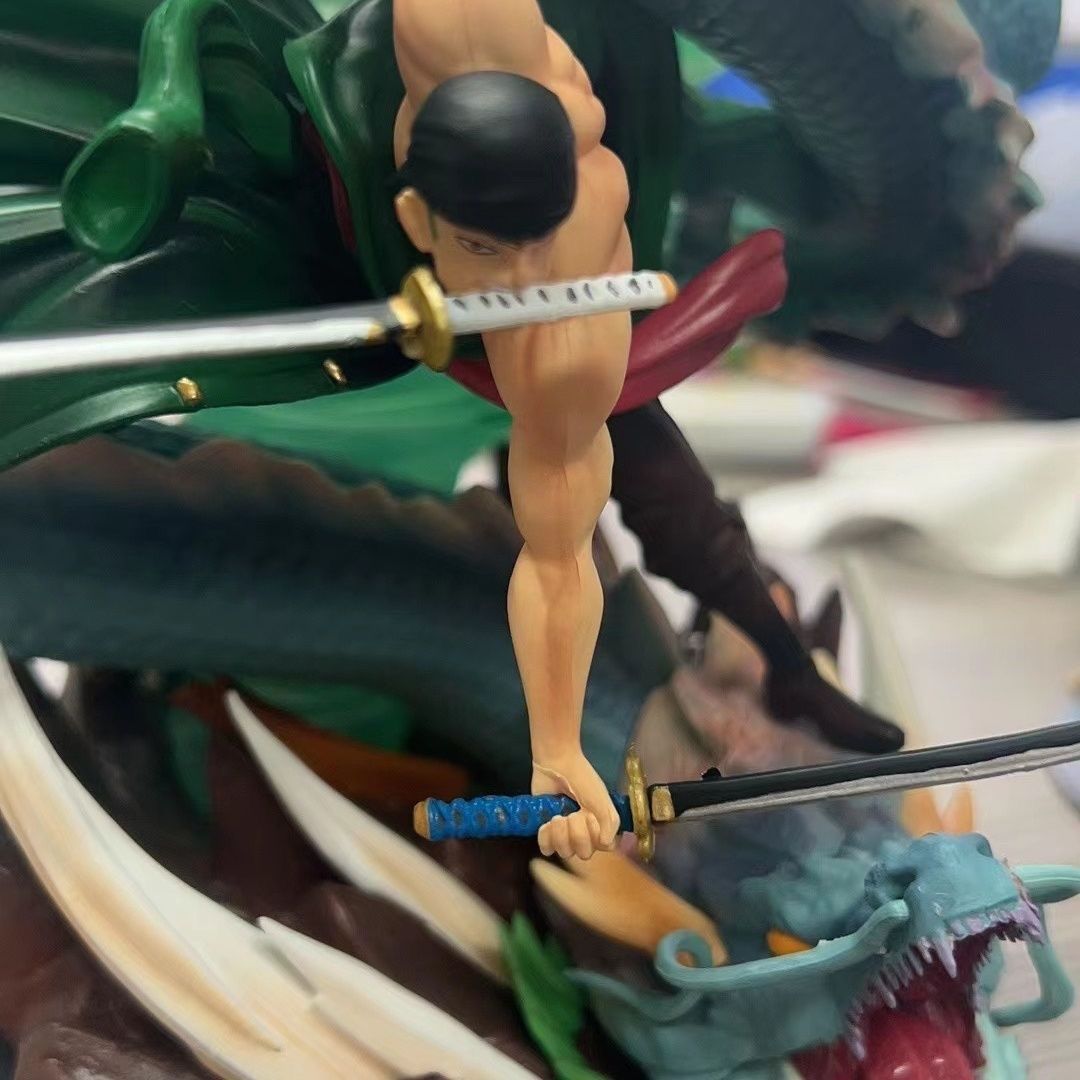 31cmアニメGKフィギュア竜宮羅羅那双頭彫刻モデルオーナメ - Zoro Anime Merchandise のレビューと価格