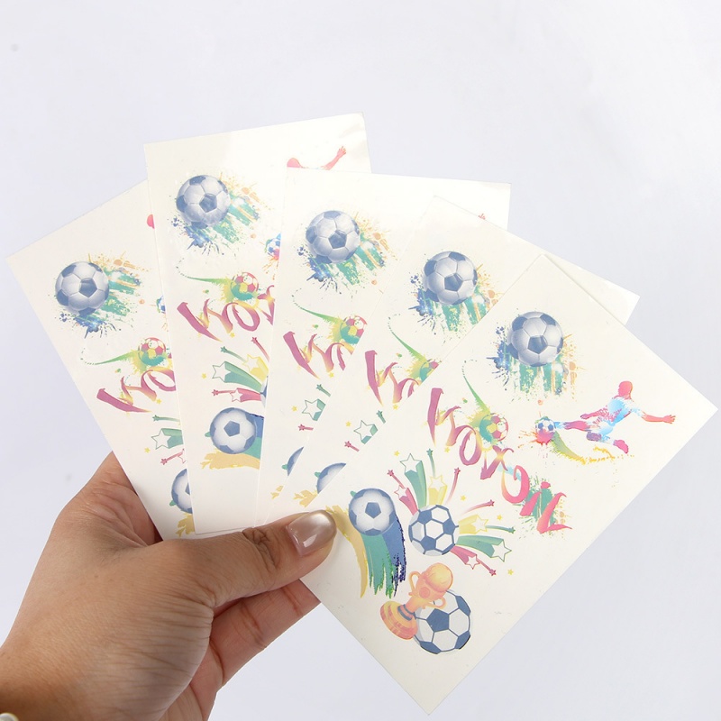 5/10枚セット スポーツファンフェイスステッカー アソート - Sticker Sheet Set のレビューと価格