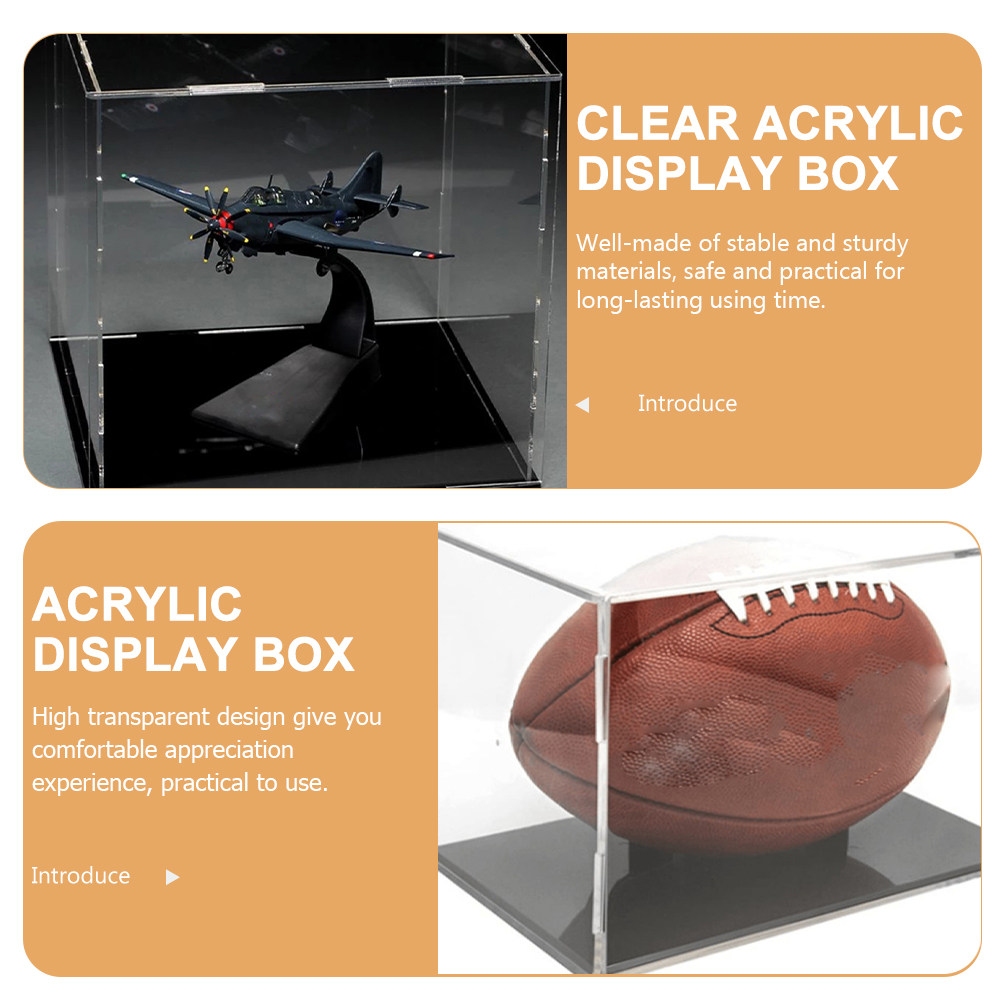 クリアアクリルディスプレイボックス 保護用ショーケース アク - Figure Display Box のレビューと価格